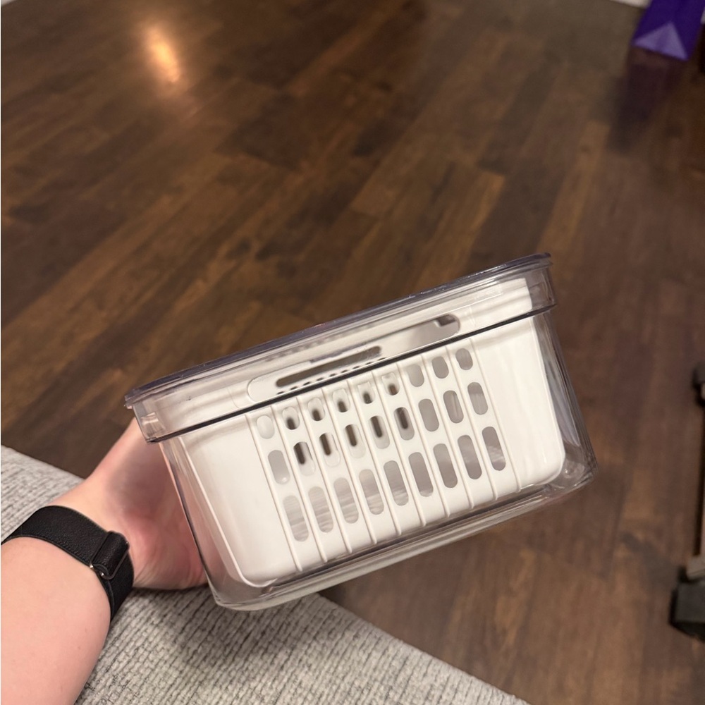 Transparent and White Storage Container - Picture 3 of 3
